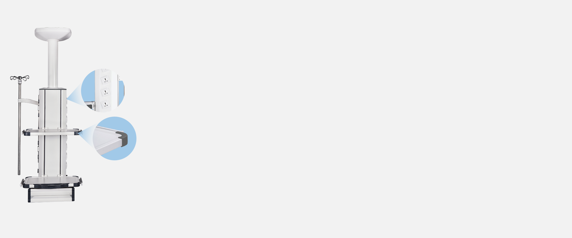 ICU Vertical surgical Pendant FTZ0M Hunan Mplent Optoelectronics