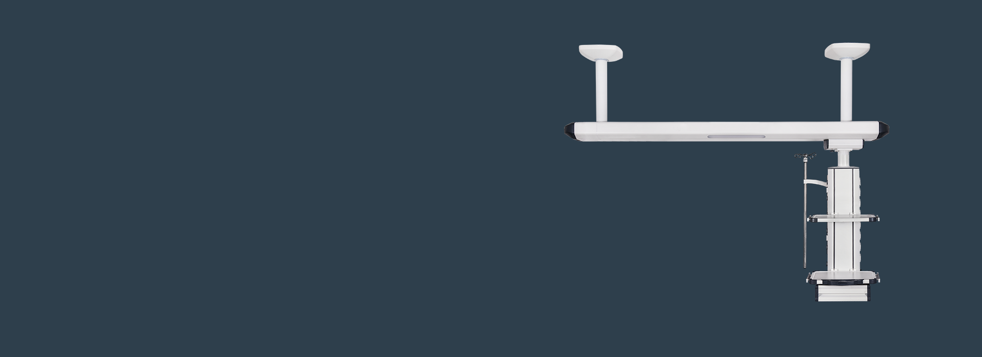 Wet and dry pendent bridge（Hanging column type）