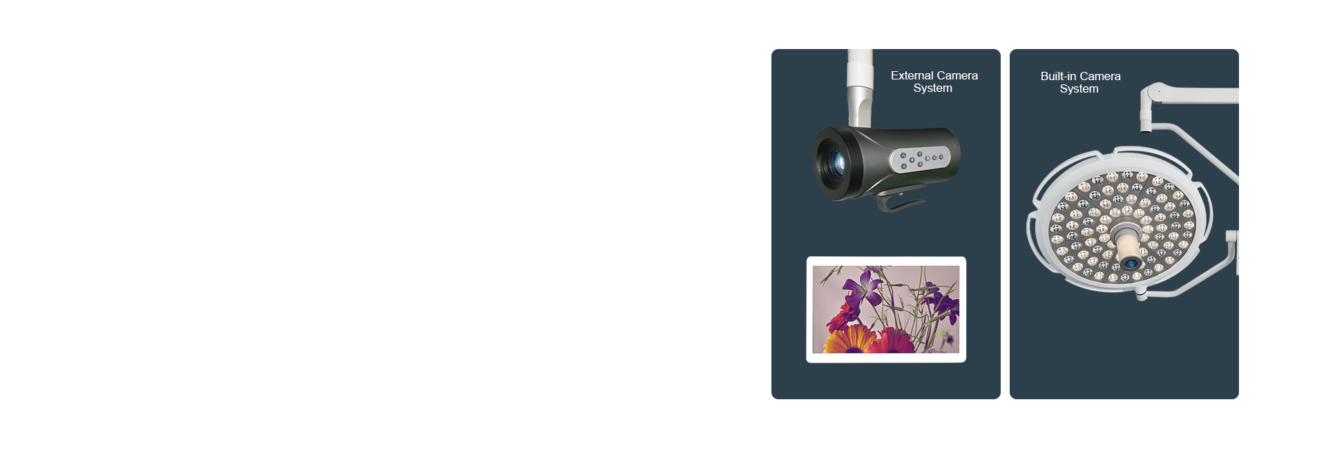 Optional Full HD Built-in Camera / External Camera System