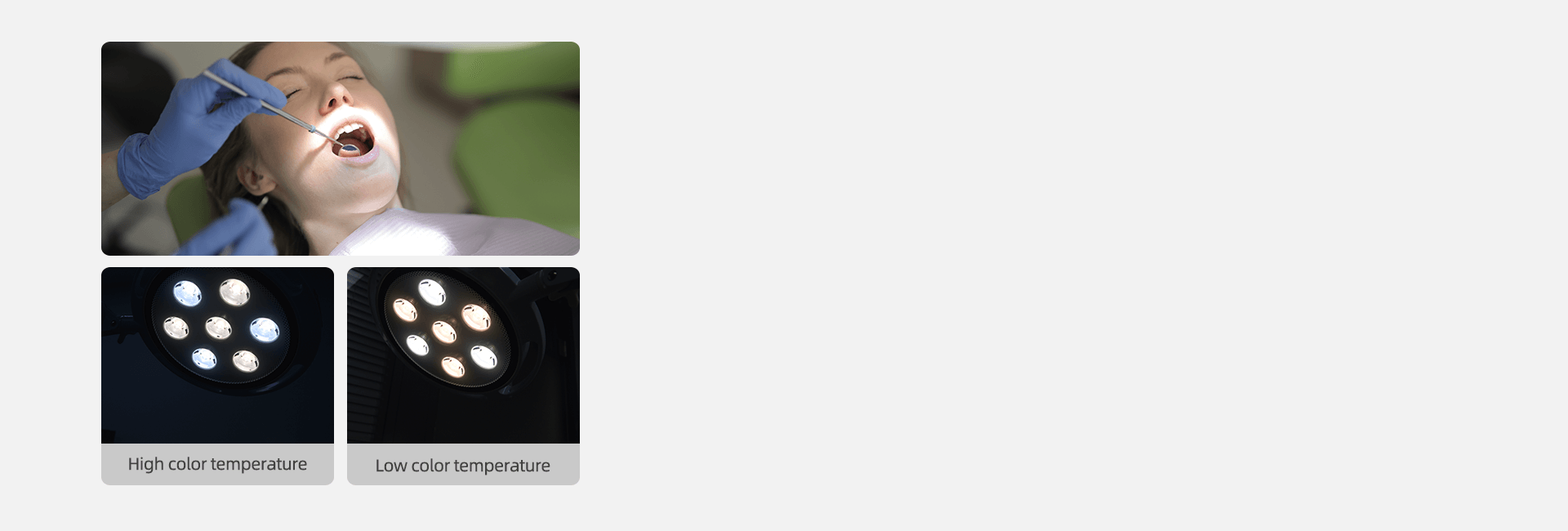 Adjustable high and low color temperature