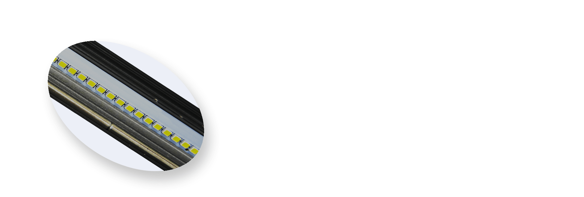 Excellent side light source arrangement