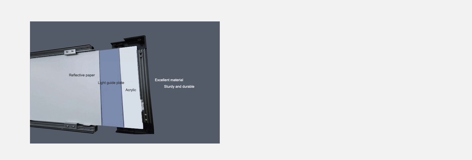 Thickened aluminum alloy frame