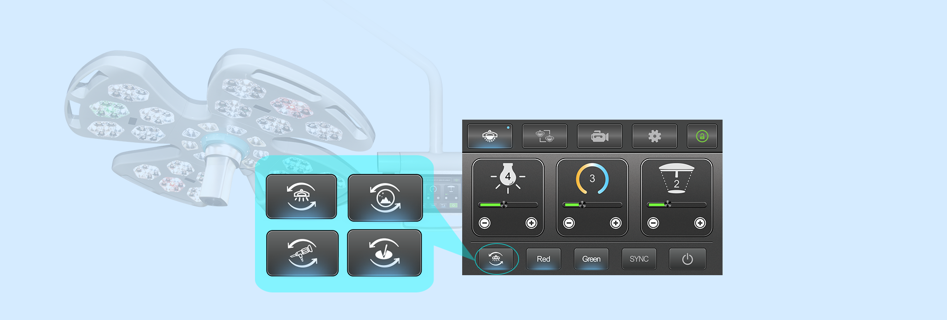One key switch to all different model