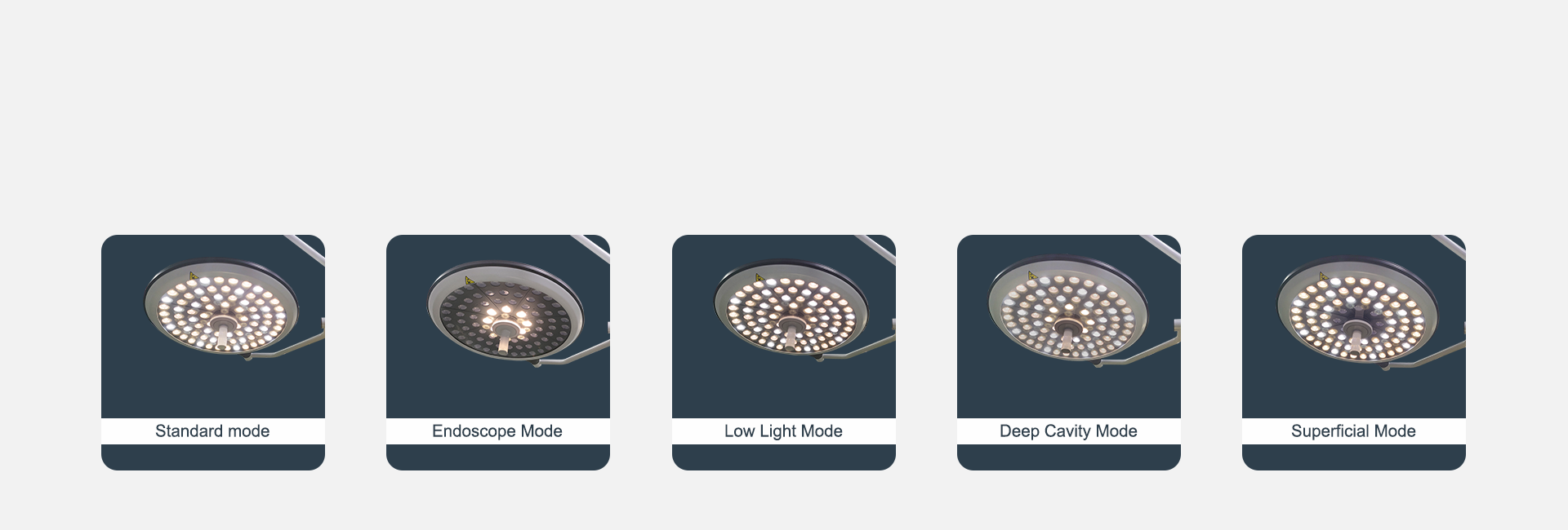 Three lighting modes